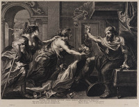 KG 17530
<br/>
Progne geeft haar echtgenoot Tereus het hoofd van haar zoon
<br/>
<em>Anoniem</em>